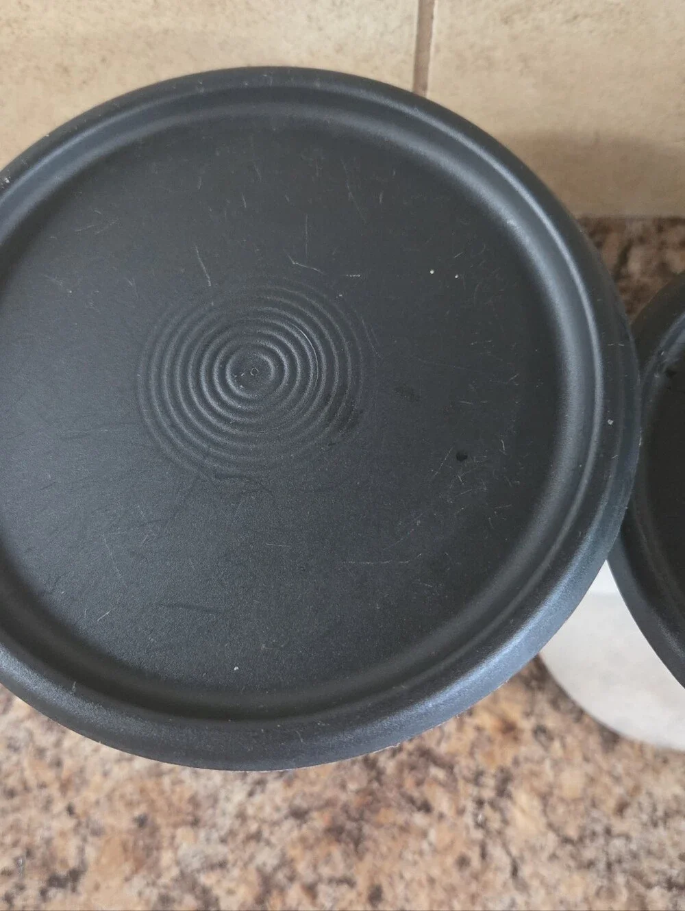 Tupperware One Touch Reminder canister Set of 2